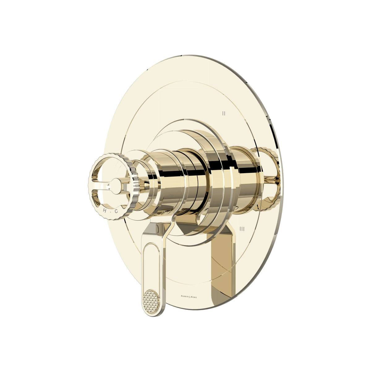 Perrin & Rowe Armstrong 1/2" Therm & Pressure Balance Trim With 5 Functions U.TAR45W1IW - Polished Nickel
