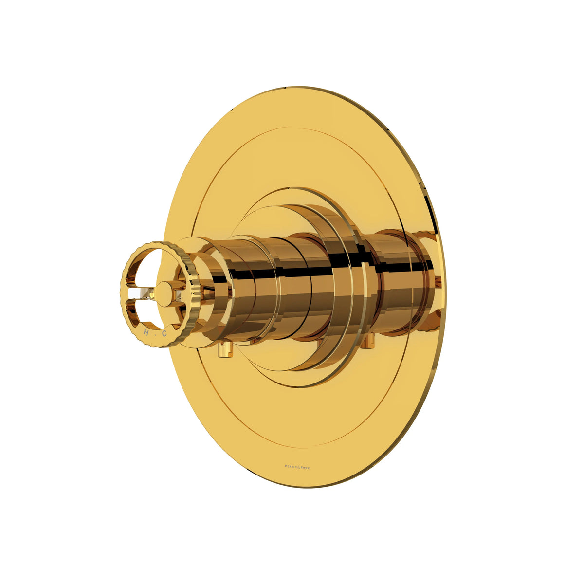 Perrin & Rowe Armstrong 3/4" Thermostatic Trim Without Volume Control U.TAR13W1IW - Unlacquered Brass