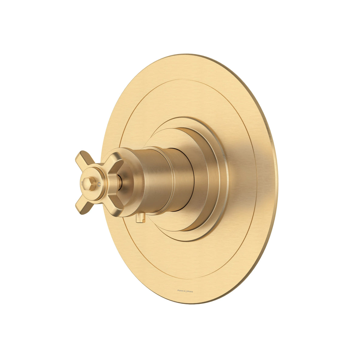 Perrin & Rowe Armstrong 3/4" Thermostatic Trim Without Volume Control U.TAR13W1XM - Satin English Gold