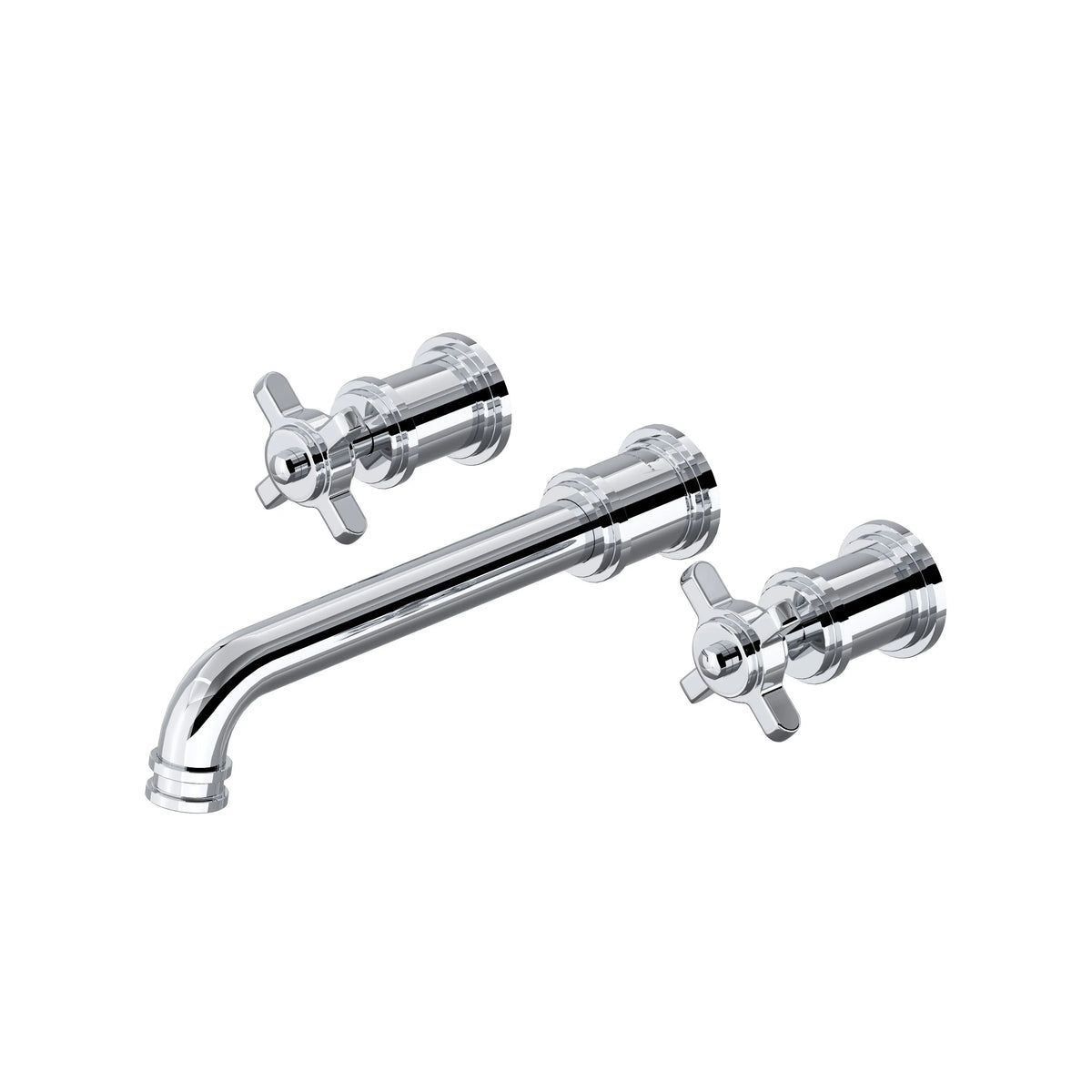 Perrin & Rowe Armstrong Wall Mount Lavatory Faucet Trim U.TAR08W3XM - Polished Chrome