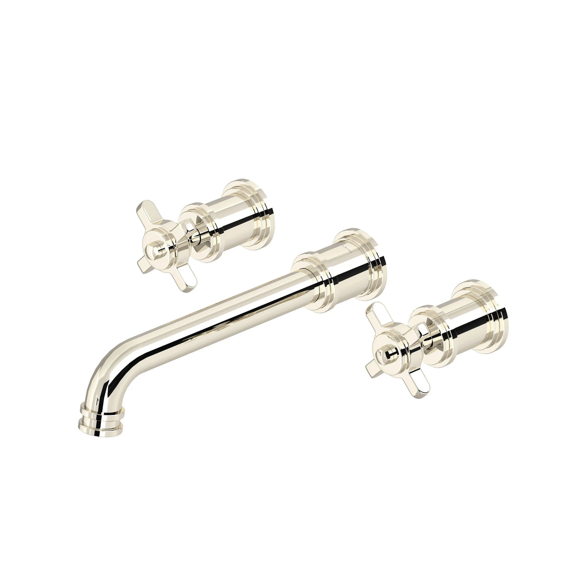 Perrin & Rowe Armstrong Wall Mount Lavatory Faucet Trim U.TAR08W3XM - Polished Nickel