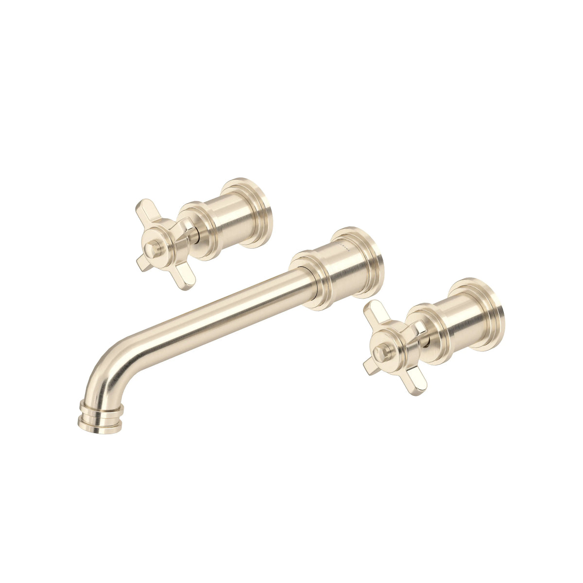 Perrin & Rowe Armstrong Wall Mount Lavatory Faucet Trim U.TAR08W3XM - Satin Nickel