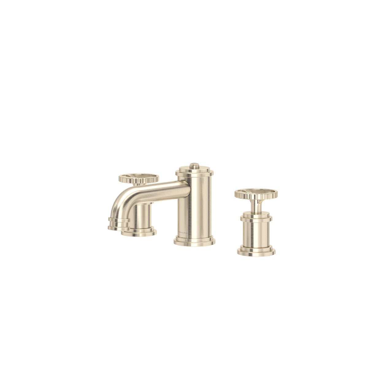 Perrin & Rowe Armstrong Widespread Lavatory Faucet With Low Spout U.AR08LD3IW - Satin Nickel