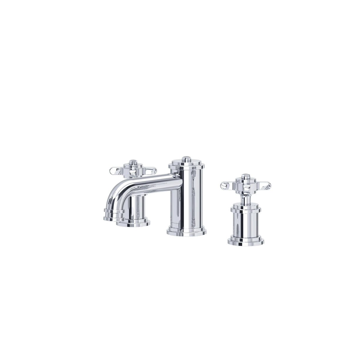 Perrin & Rowe Armstrong Widespread Lavatory Faucet With Low Spout U.AR08LD3XM - Polished Chrome
