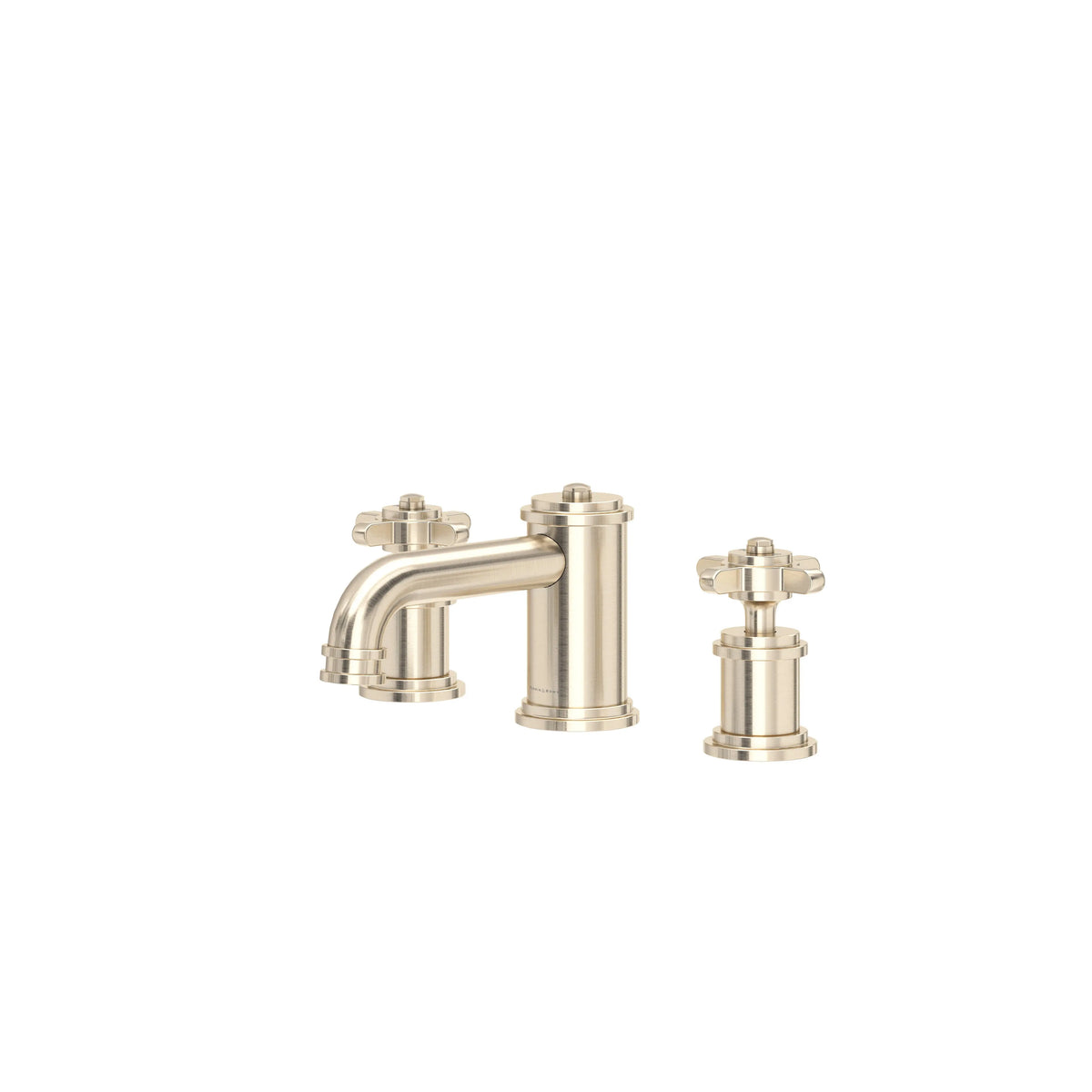 Perrin & Rowe Armstrong Widespread Lavatory Faucet With Low Spout U.AR08LD3XM - Satin Nickel