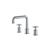 Perrin & Rowe Armstrong Widespread Lavatory Faucet With U-Spout U.AR09D3IW - Polished Chrome