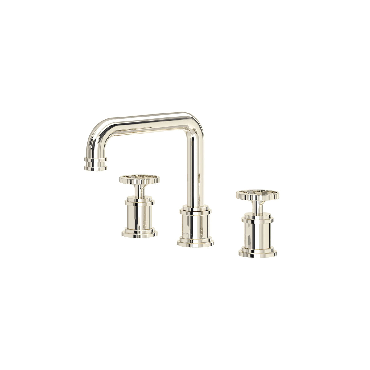 Perrin & Rowe Armstrong Widespread Lavatory Faucet With U-Spout U.AR09D3IW - Polished Nickel