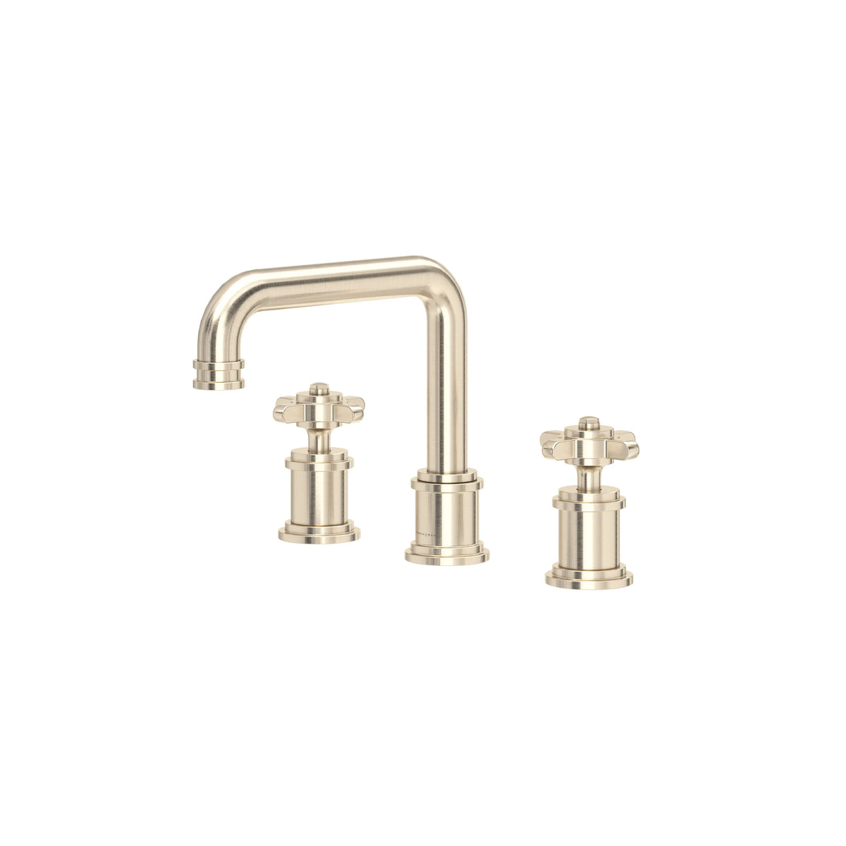 Perrin & Rowe Armstrong Widespread Lavatory Faucet With U-Spout U.AR09D3XM - Satin Nickel
