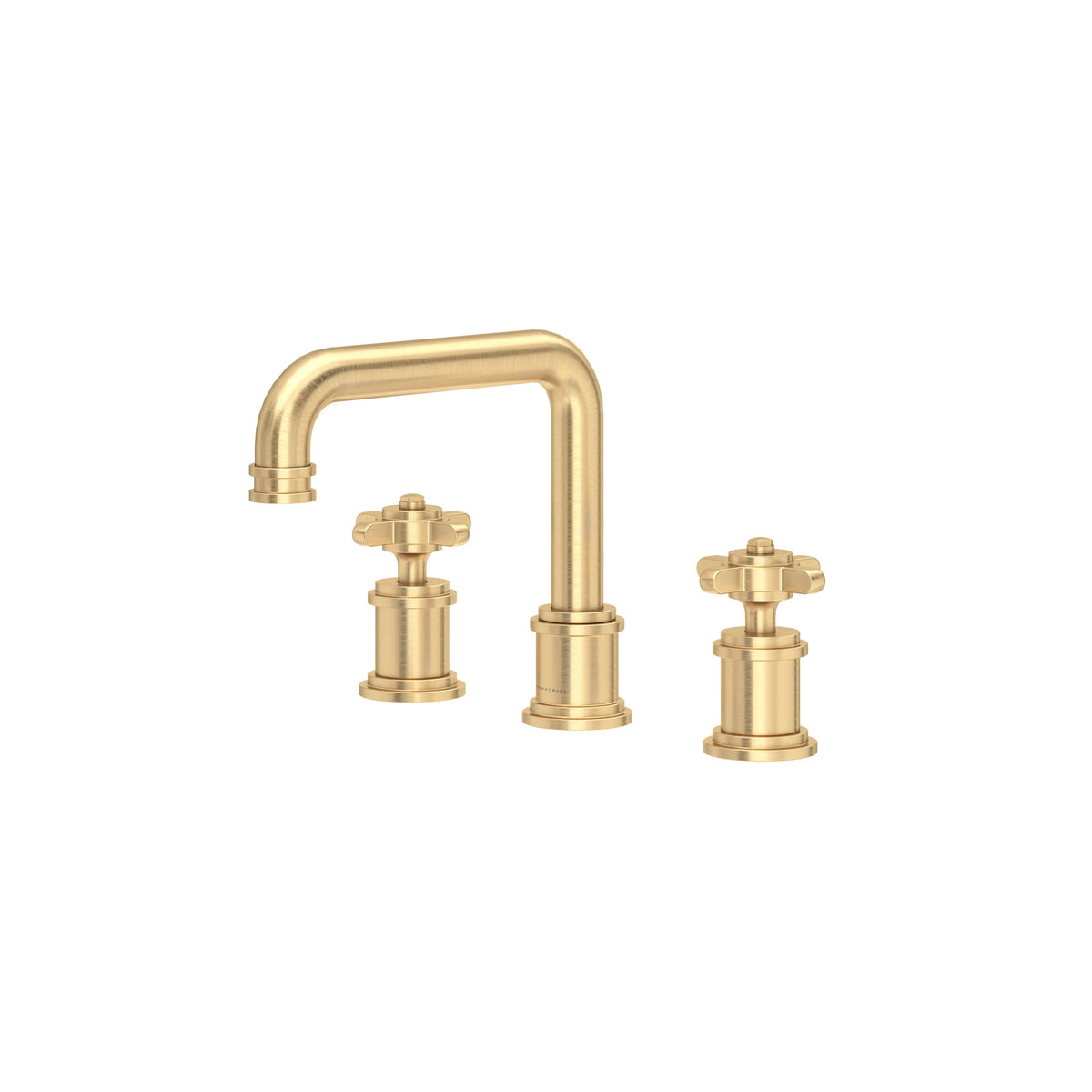 Perrin & Rowe Armstrong Widespread Lavatory Faucet With U-Spout U.AR09D3XM - Satin English Gold