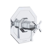 Perrin & Rowe Deco 1/2" Therm & Pressure Balance Trim With 2 Functions U.TDC44W1 - Polished Chrome
