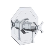Perrin & Rowe Deco 1/2" Therm & Pressure Balance Trim With 3 Functions U.TDC23W1 - Polished Chrome
