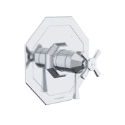Perrin & Rowe Deco 1/2" Therm & Pressure Balance Trim With 3 Functions U.TDC47W1 - Polished Chrome