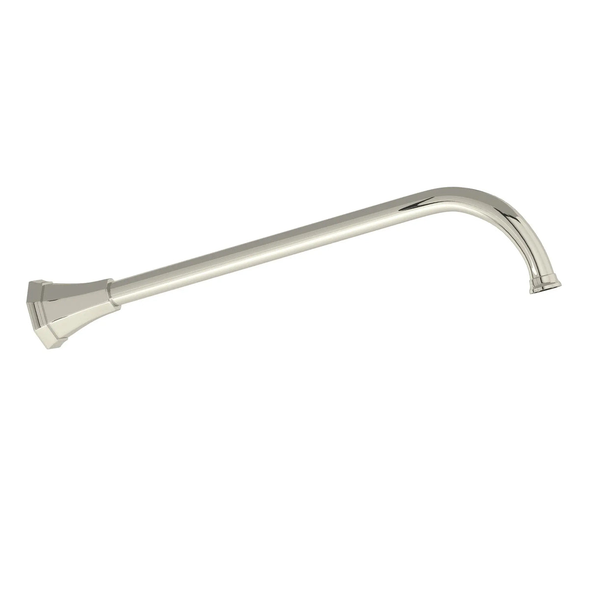 Perrin & Rowe Deco 15" Wall Mount Shower Arm U.5184 - Polished Nickel