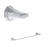 Perrin & Rowe Deco 18" Towel Bar U.6140 - Polished Chrome