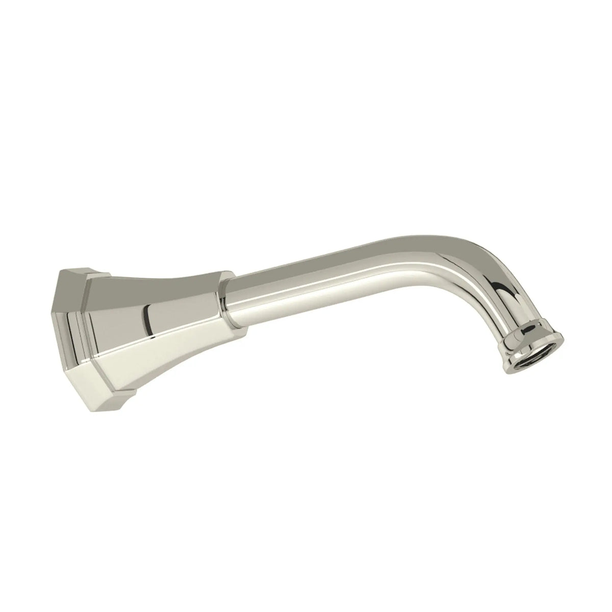 Perrin & Rowe Deco 7" Wall Mount Shower Arm U.5182 - Polished Nickel