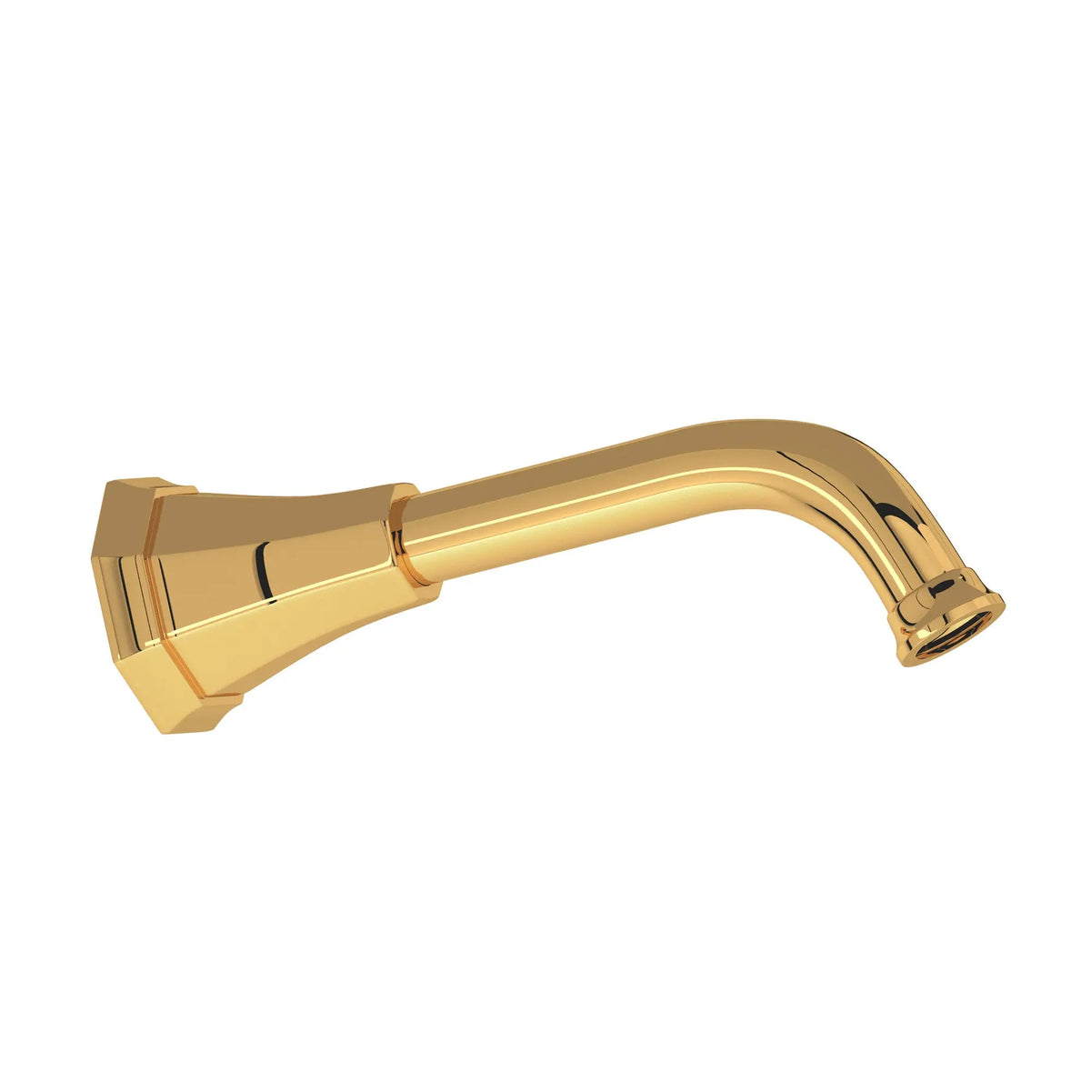 Perrin & Rowe Deco 7" Wall Mount Shower Arm U.5182 - English Gold