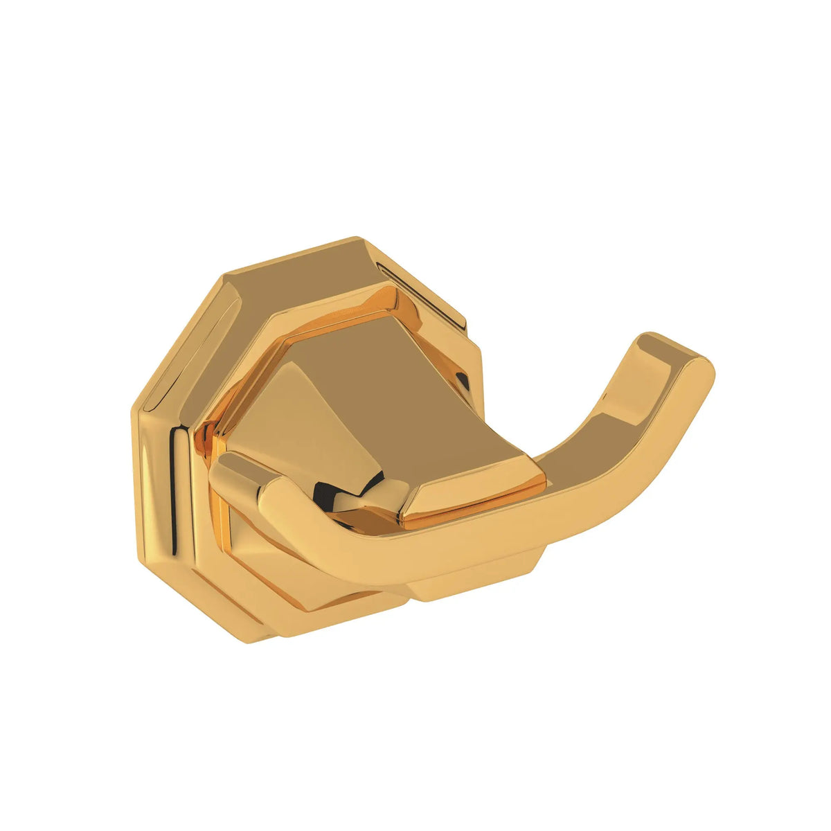 Perrin & Rowe Deco Double Robe Hook U.6122 - English Gold