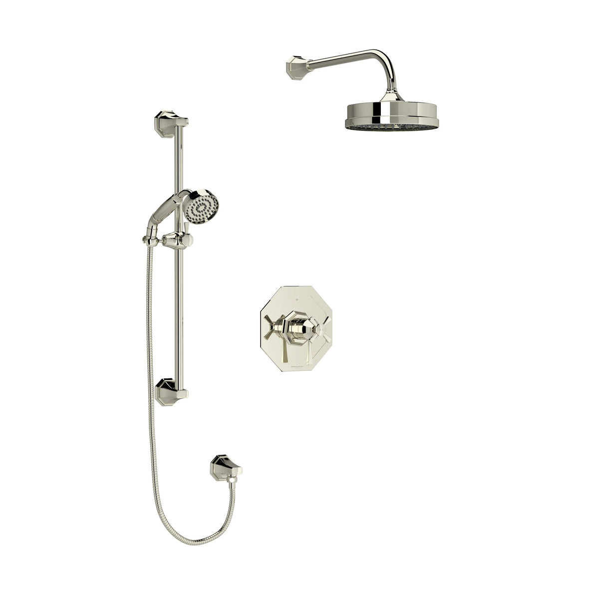 Perrin & Rowe Deco Shower Kit 323 Trim U.TKIT323DC - Polished Nickel