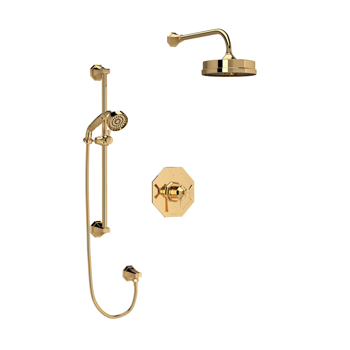 Perrin & Rowe Deco Shower Kit 323 Trim U.TKIT323DC - English Gold