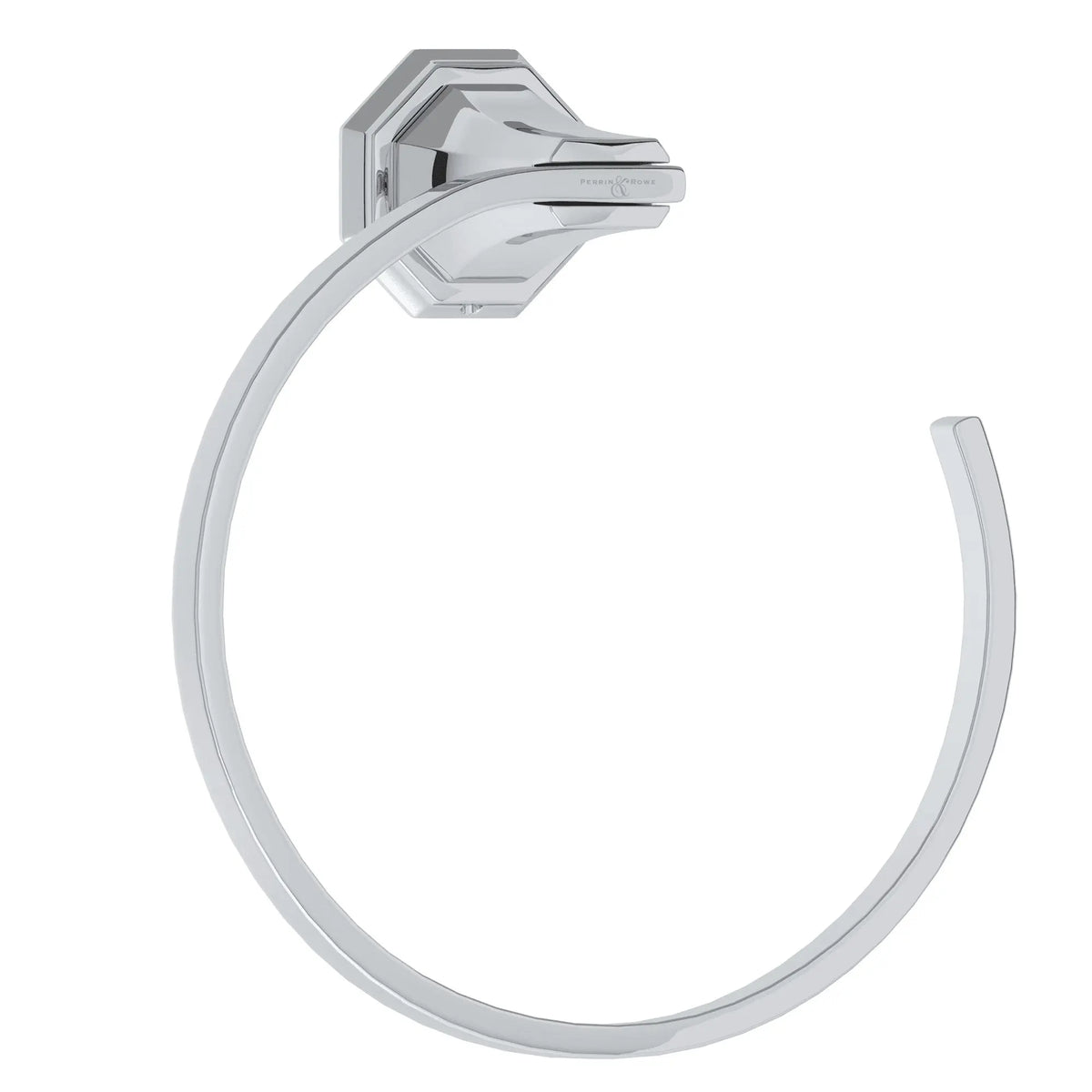 Perrin & Rowe Deco Towel Ring U.6135 - Polished Chrome