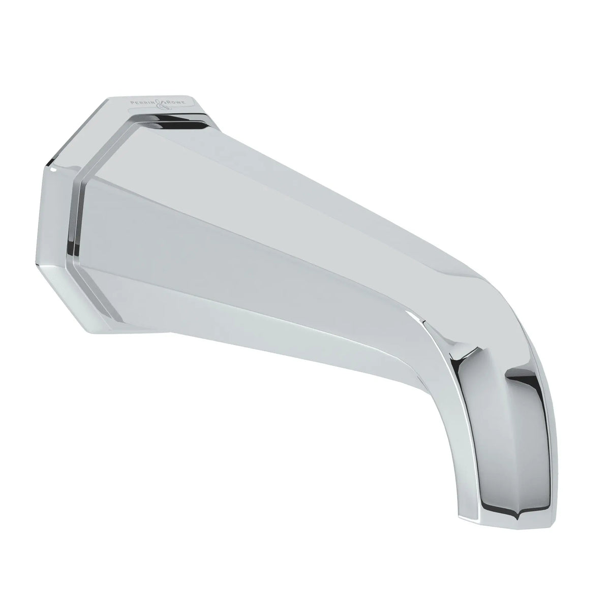 Perrin & Rowe Deco Wall Mount Tub Spout U.3183 - Polished Chrome