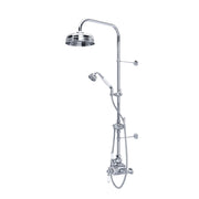 Perrin & Rowe Edwardian 3/4" Exposed Wall Mount Thermostatic Shower System U.KIT1NL - Polished Chrome