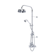 Perrin & Rowe Edwardian 3/4" Exposed Wall Mount Thermostatic Shower System U.KIT1NX - Polished Chrome