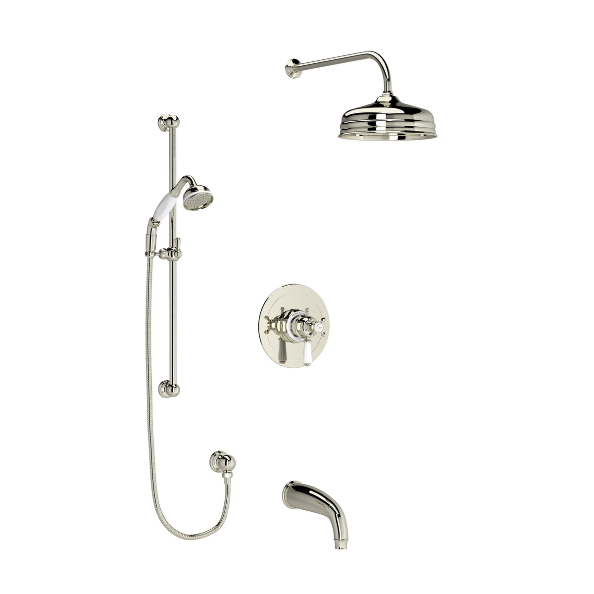 Perrin & Rowe Edwardian Shower Kit 1345 Trim U.TKIT1345EW - Polished Nickel