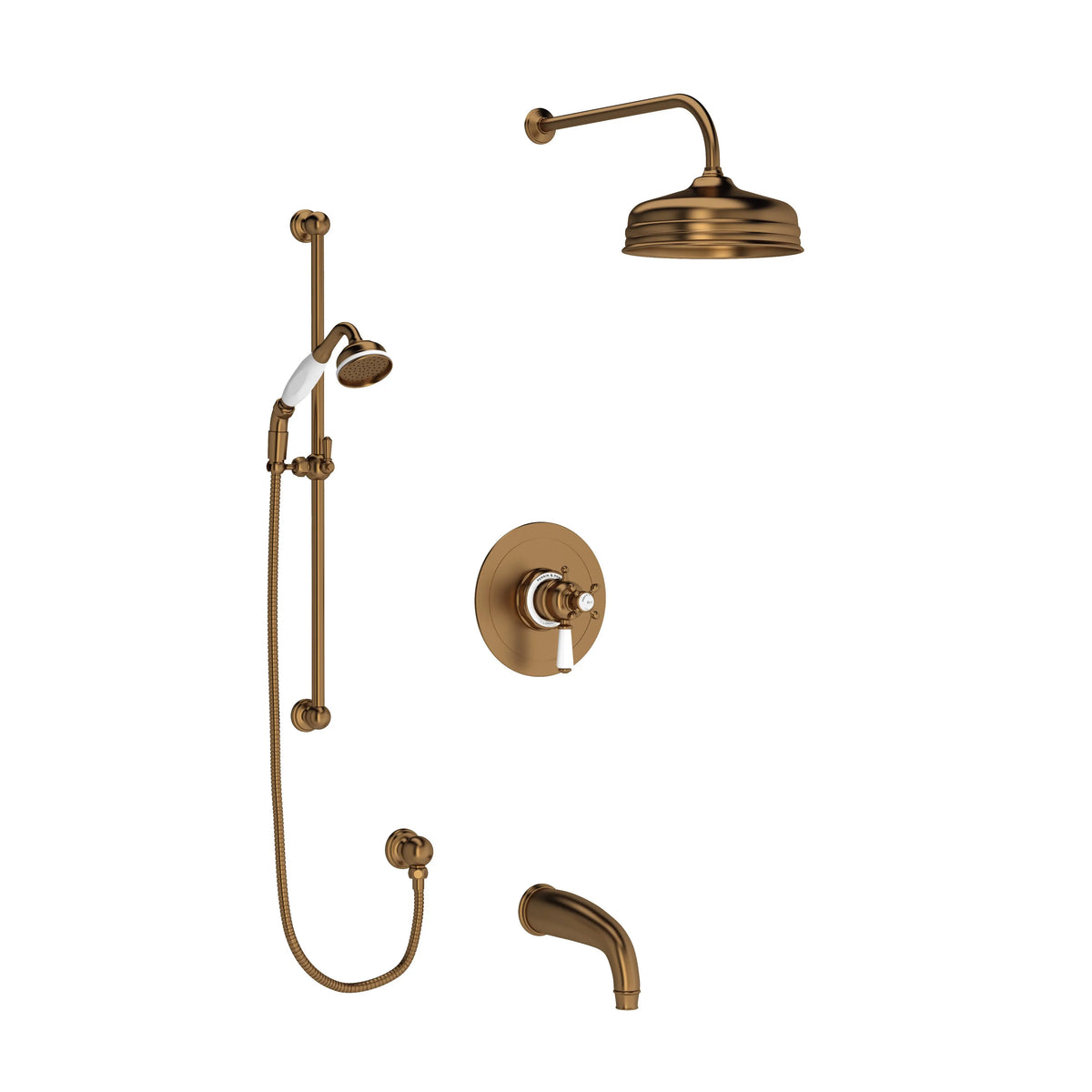 Perrin & Rowe Edwardian Shower Kit 1345 Trim U.TKIT1345EW - English Bronze