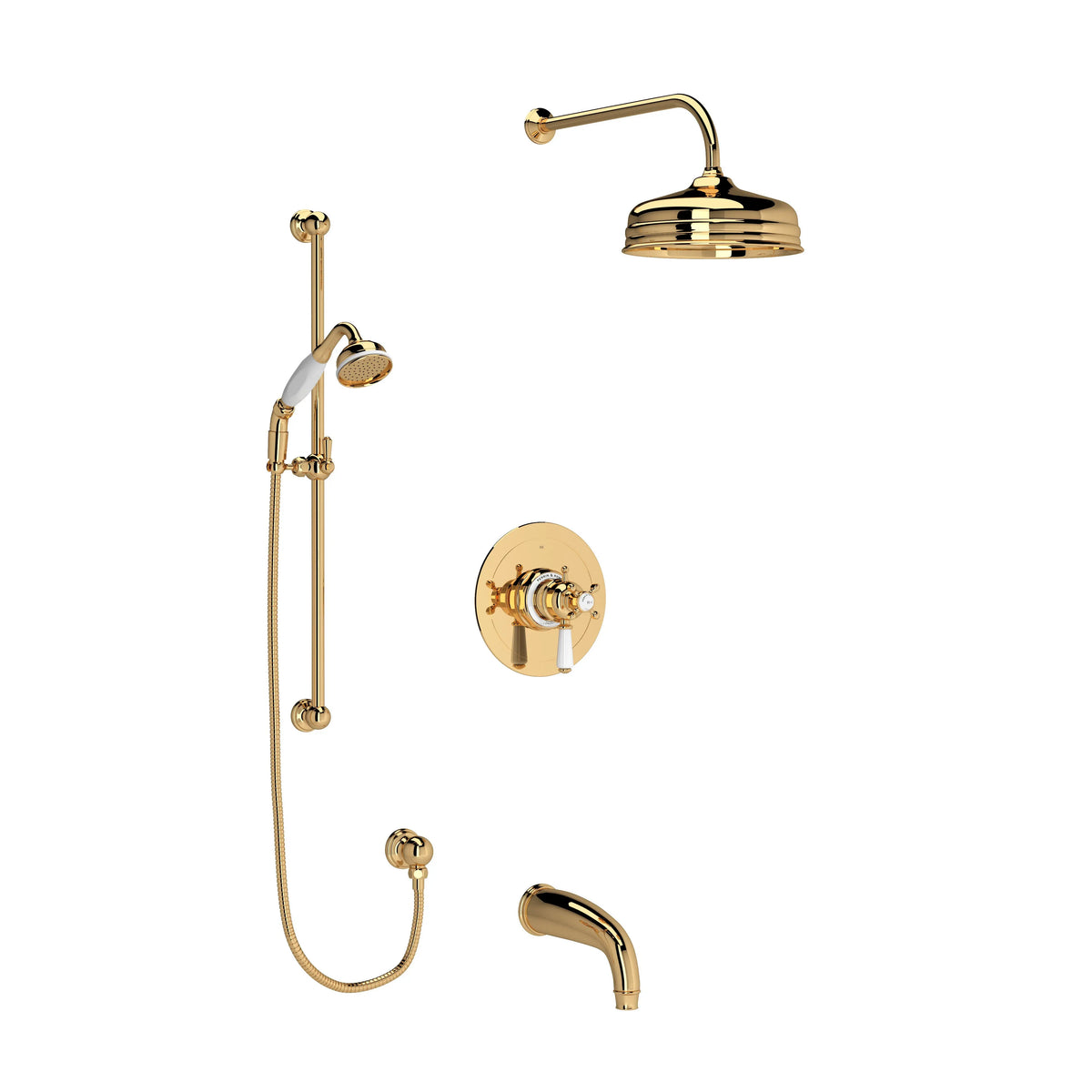 Perrin & Rowe Edwardian Shower Kit 1345 Trim U.TKIT1345EW - English Gold