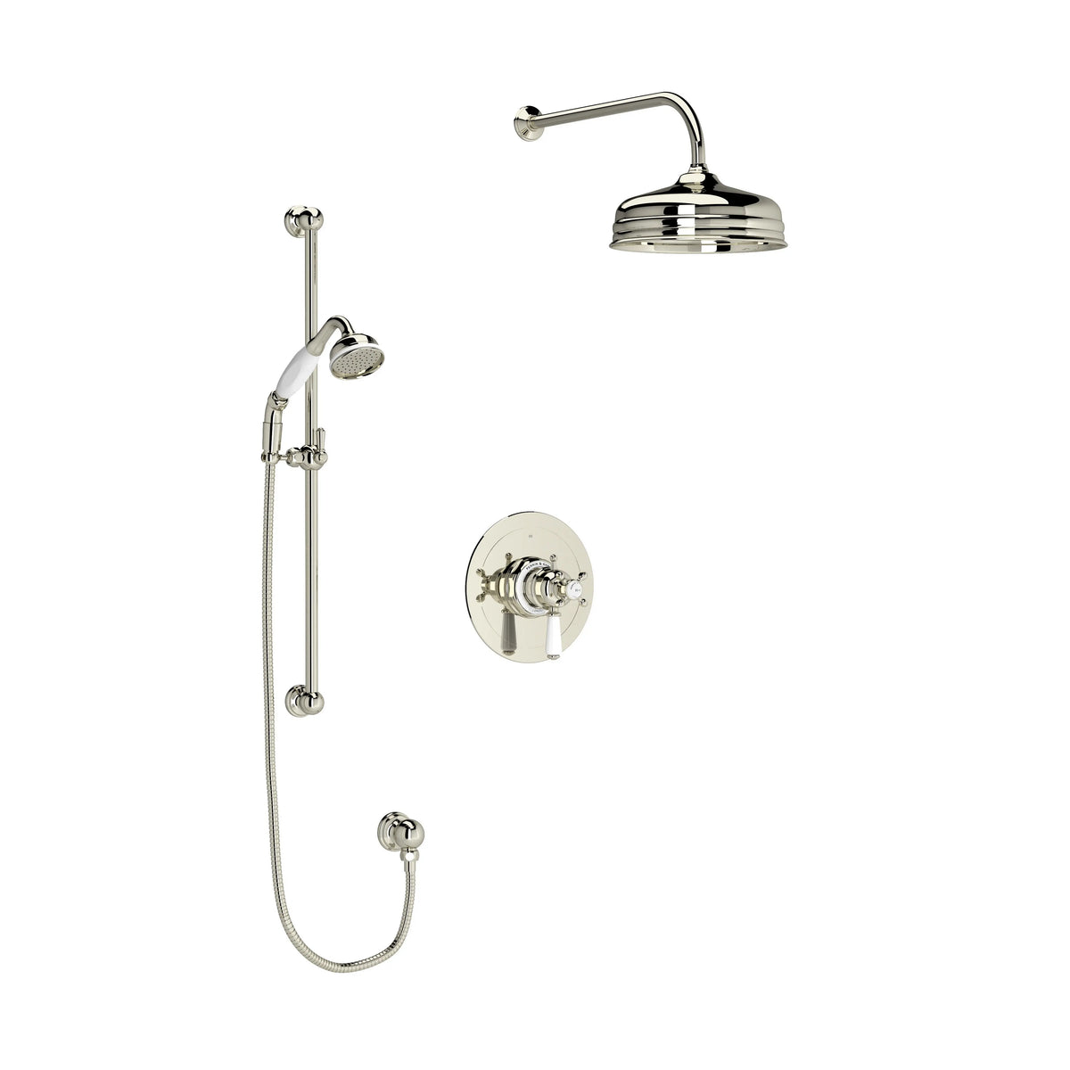 Perrin & Rowe Edwardian Shower Kit 323 Trim U.TKIT323EW - Polished Nickel