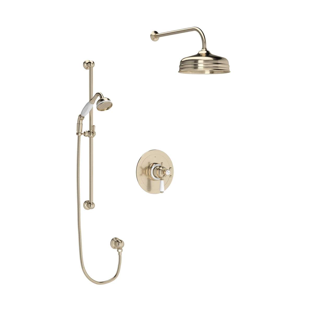 Perrin & Rowe Edwardian Shower Kit 323 Trim U.TKIT323EW - Satin Nickel