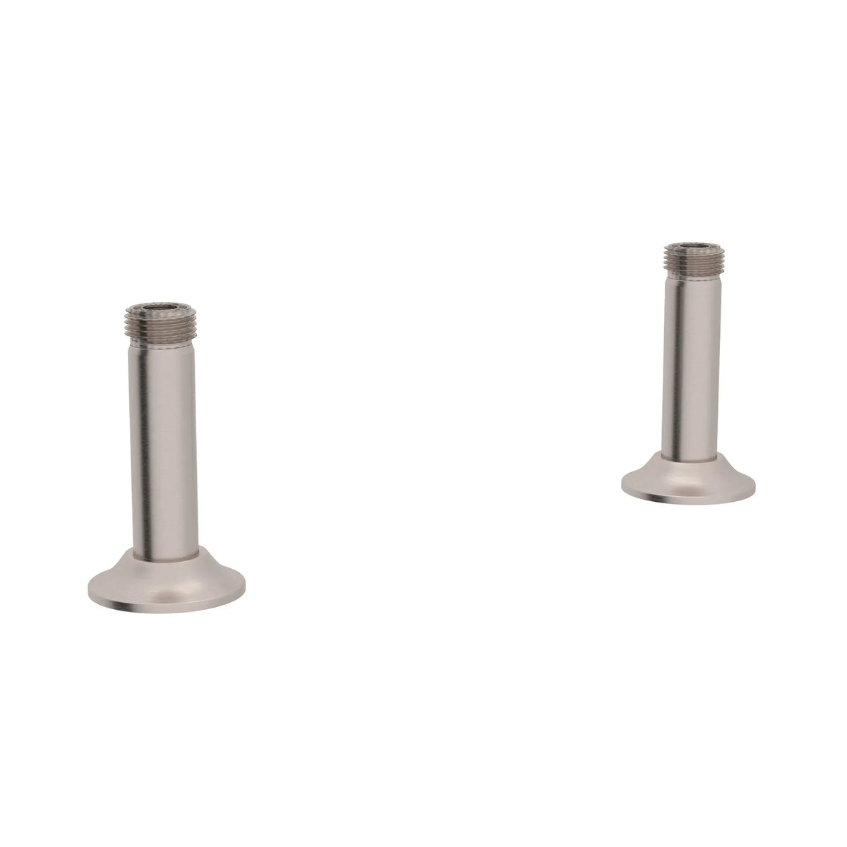 Perrin & Rowe Georgian Era Bridge Faucet Straight Deck Unions U.6794 - Satin Nickel
