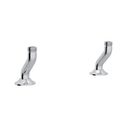 Perrin & Rowe Georgian Era Bridge Kitchen Faucet Deck Unions U.6793 - Polished Chrome