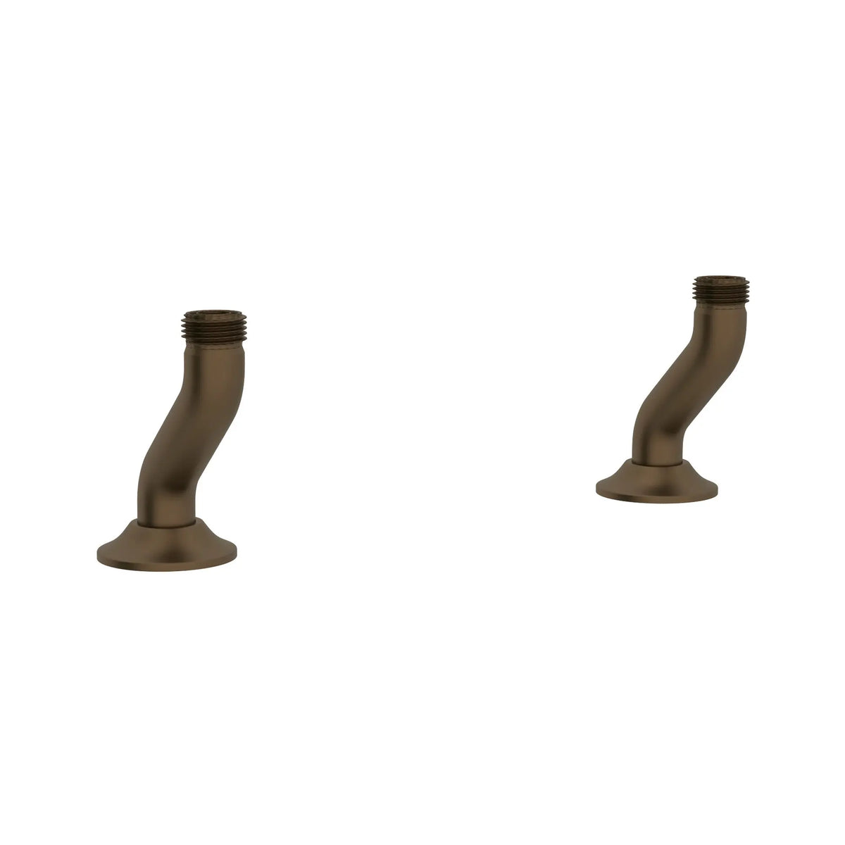 Perrin & Rowe Georgian Era Bridge Kitchen Faucet Deck Unions U.6793 - English Bronze