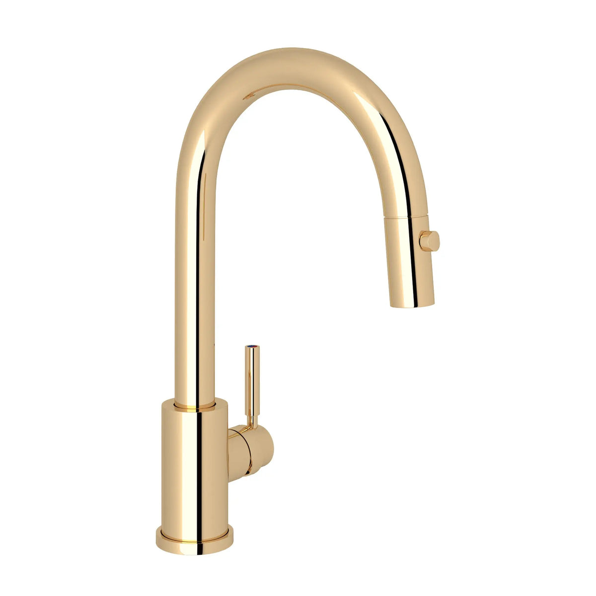 Perrin & Rowe Holborn Pull-Down Bar/Food Prep Kitchen Faucet U.4043 - English Gold