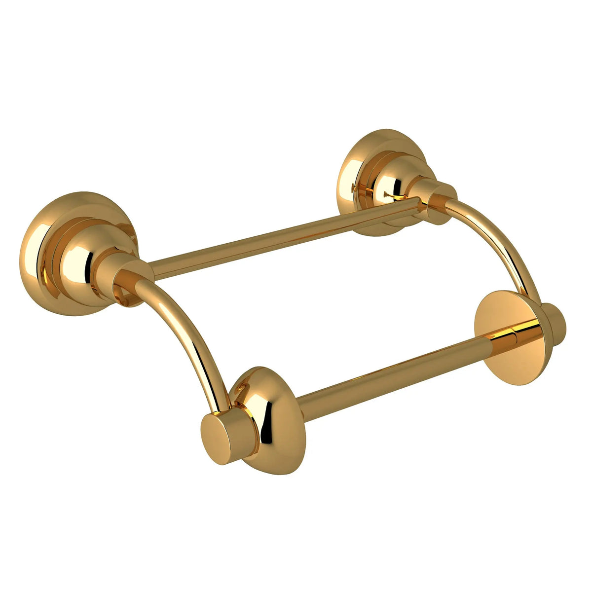 Perrin & Rowe Holborn Toilet Paper Holder U.6448 - Unlacquered Brass