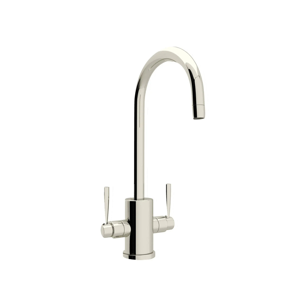 Perrin & Rowe Holborn Two Handle Bar/Food Prep Kitchen Faucet U.4213 - Polished Nickel