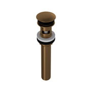 Perrin & Rowe Lavatory Push Drain With Overflow 5447 - English Bronze