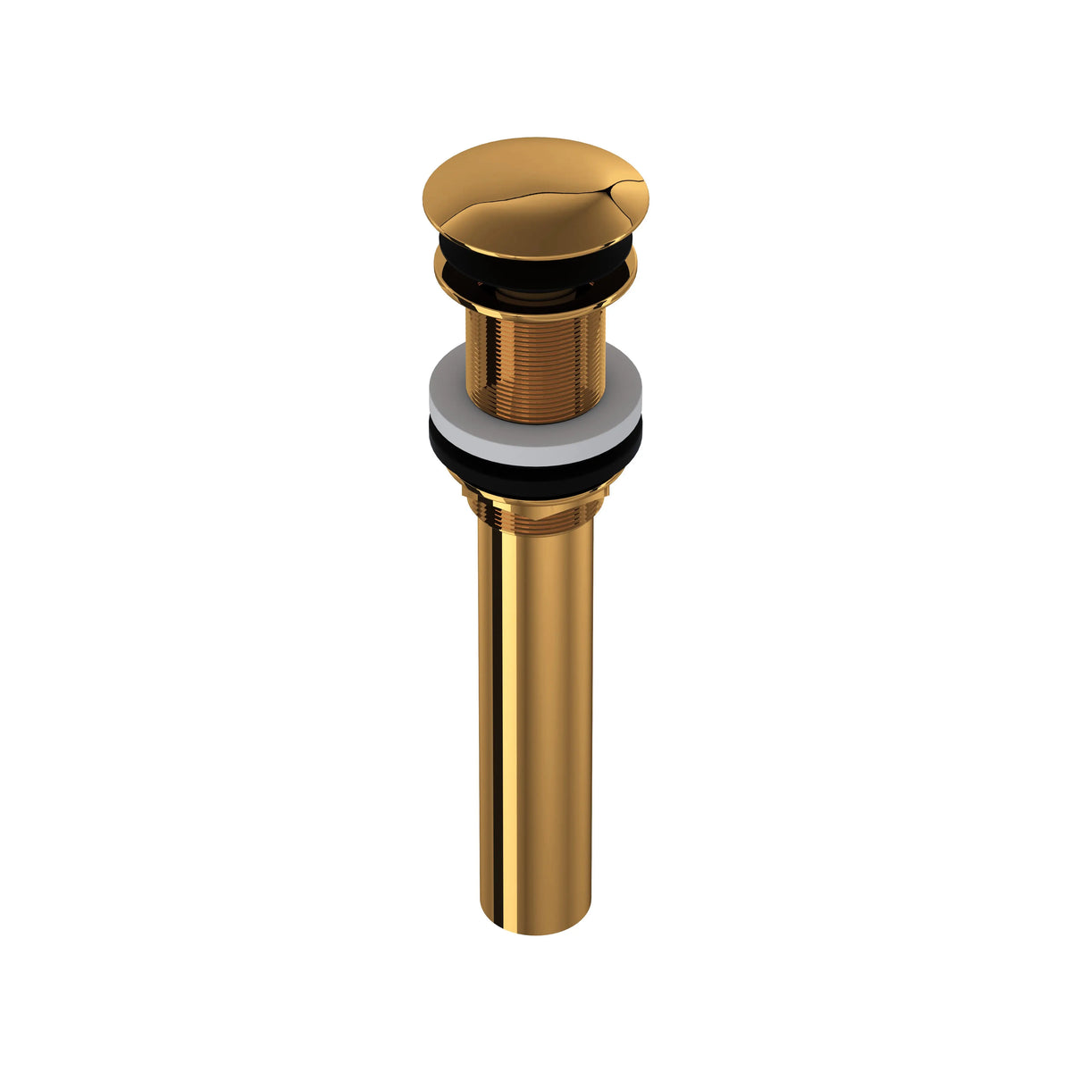 Perrin & Rowe Lavatory Push Drain Without Overflow 5445 - English Gold