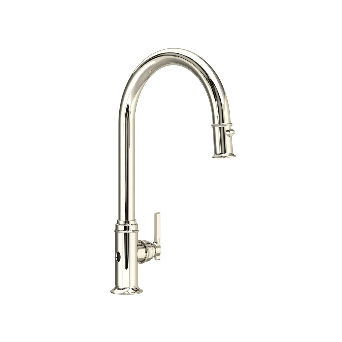 Perrin & Rowe Southbank Pull-Down Touchless Kitchen Faucet U.SB53D1 - Polished Nickel