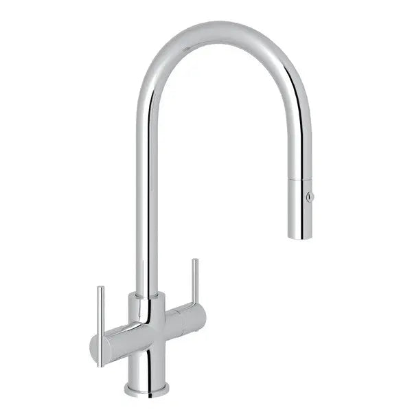Pirellone™ Two Handle Pull-Down Kitchen Faucet - Plumbing Market