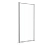 Pivolok 29-30 ¾ x 64 ½ in. Pivot Shower Door for Alcove Installation with Clear glass in Chrome - Plumbing Market