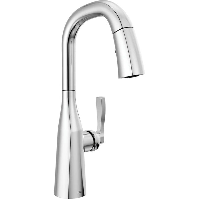 Delta Pull-Down Bar/Prep Faucet 1L 9976-PR-DST - Plumbing Market