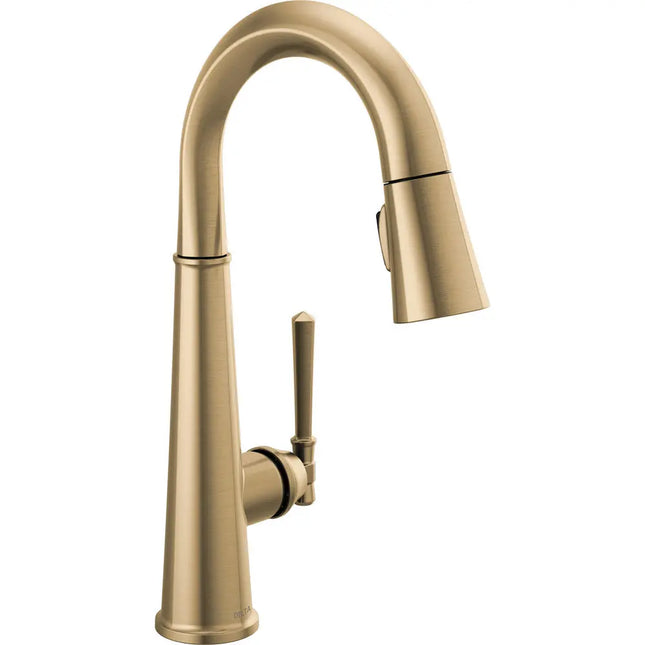 Delta Pull-Down Bar/Prep Faucet 1L 9982-CZ-PR-DST - Plumbing Market