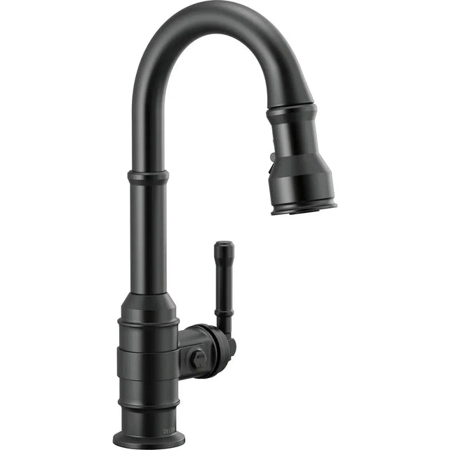 Delta Pull-Down Bar/Prep Faucet 1L 9990-BL-DST - Plumbing Market