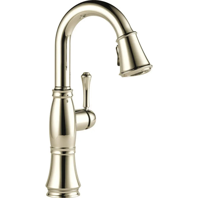 Delta Pull-Down Bar/Prep Faucet 1L 9997-PN-PR-DST - Plumbing Market