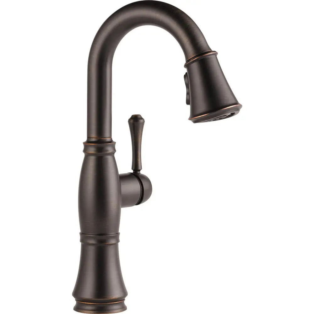 Delta Cassidy Pull Down Bar/Prep Faucet 9997-RB-DST - Plumbing Market