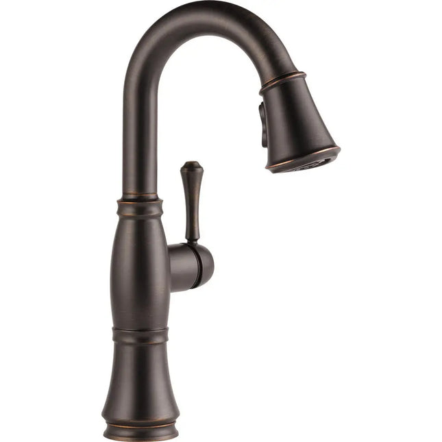 Delta Cassidy Pull Down Bar/Prep Faucet 9997-RB-DST - Plumbing Market