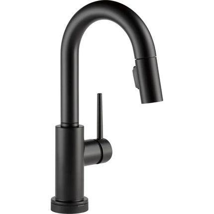 Delta Single Handle Pull-Down Bar/Prep Faucet Featuring Touch2O(R) 9959T-BL-DST - Plumbing Market